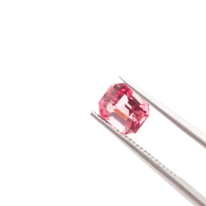 6.5x5.5mm Emerald Cut Pink Spinel