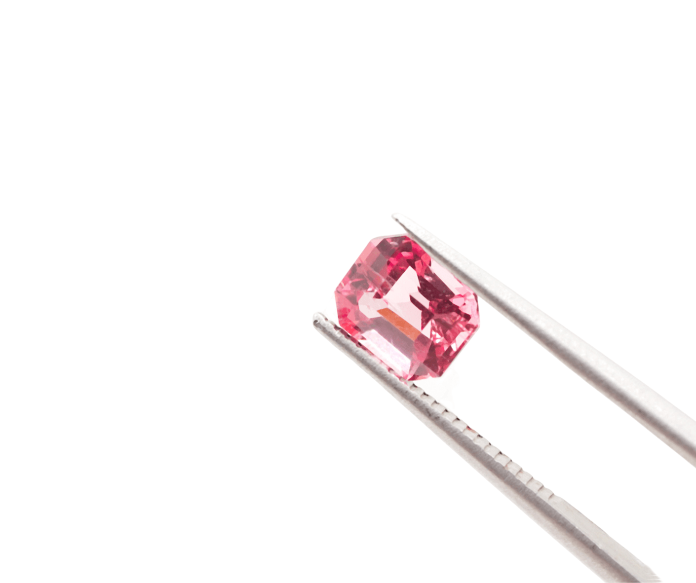 6.5x5.5mm Emerald Cut Pink Spinel