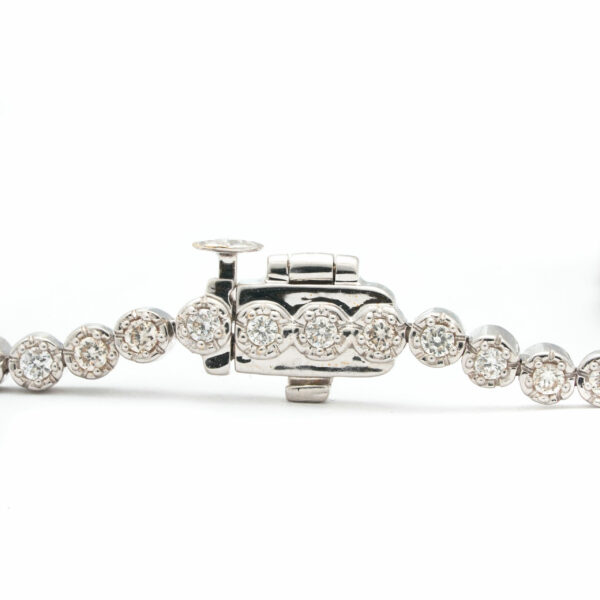 14KT White Gold Diamond Lady's Bracelet