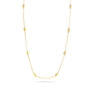 14KT Yellow Gold 0.30ct Diamond Necklace