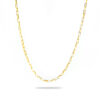 1.8mm 14KT Yellow Gold 16 inch Paper Clip Chain